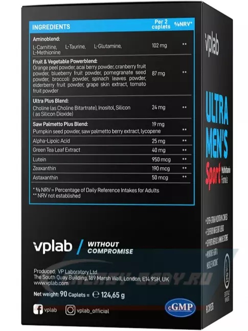 VP Laboratory ULTRA MEN'S SPORT 90 каплет