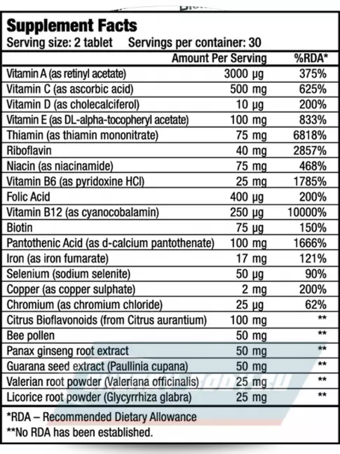  BioTechUSA B-Complex 60 капсул, Нейтральный