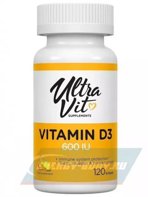  UltraVit UltraVit Vitamin D3 120 капсул