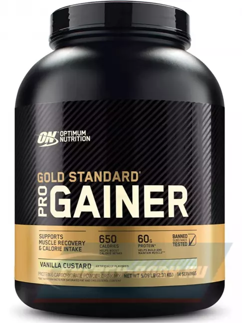 Гейнер Optimum Nutrition Gold Standard Gainer 2310 г, Ваниль