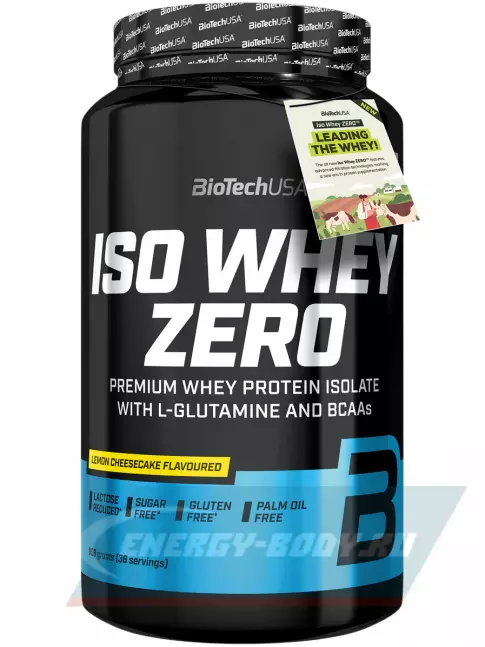  BioTechUSA Iso Whey Zero 908 г, Лимонный чизкейк