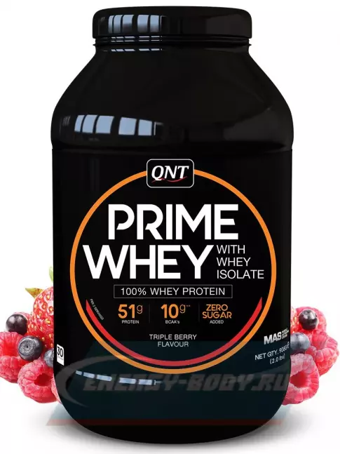  QNT PRIME WHEY 908 г, Тройная ягода