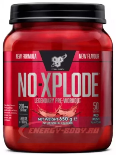 Предтерник BSN NO-XPLODE 3.0 New 650 г, Красный порыв