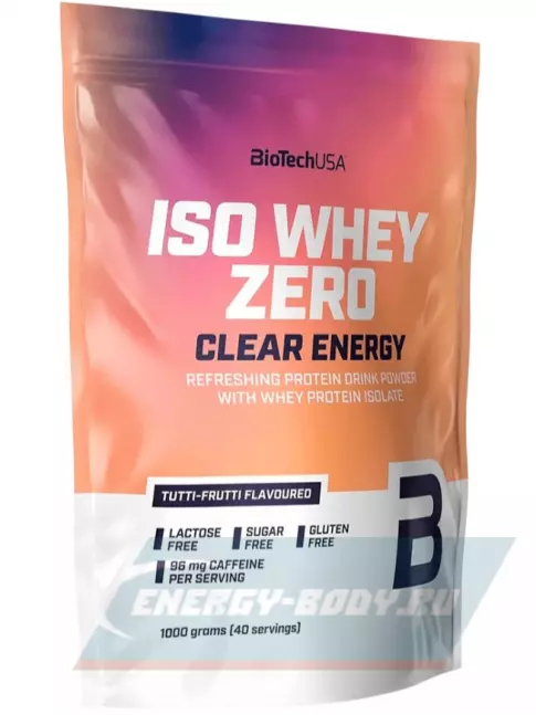  BioTechUSA Iso Whey Zero Clear Energy 1000 г, Тутти-фрутти