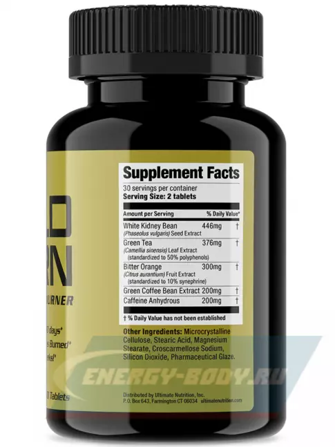  Ultimate Nutrition GOLD BURN 60 таблеток