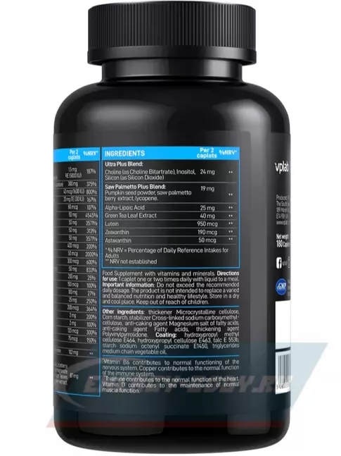  VP Laboratory ULTRA MEN'S SPORT 180 каплет