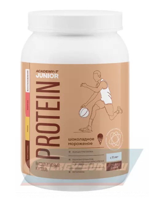 Академия-Т Junior Protein 900 г, Шоколад Академия-Т Junior Protein 900 г, Шоколад