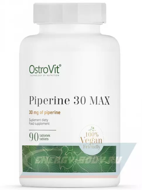  OstroVit Piperine 30 MAX 90 веган таблеток