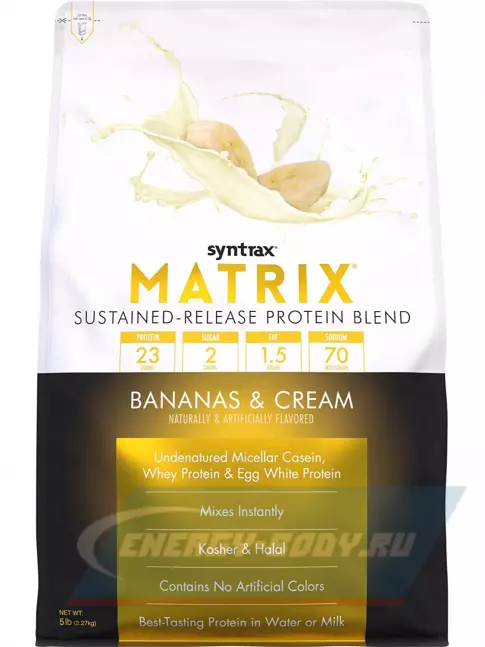  SYNTRAX Matrix 5 lbs 2270 г, Банановый крем