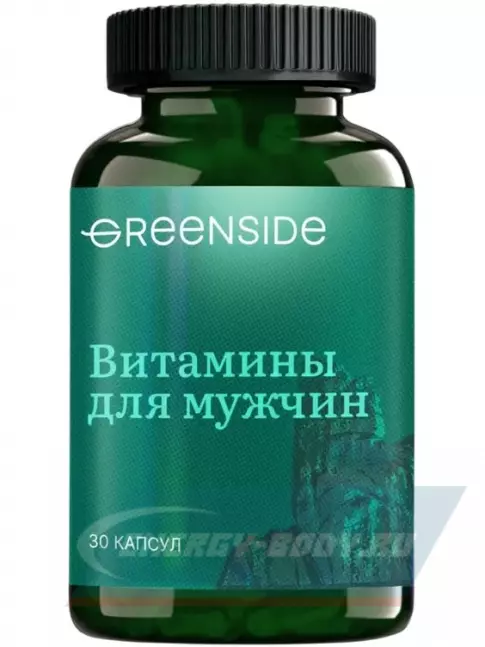 GREENSIDE Витаминно-минеральный комплекс для мужчин 30 капсул GREENSIDE Витаминно-минеральный комплекс для мужчин 30 капсул