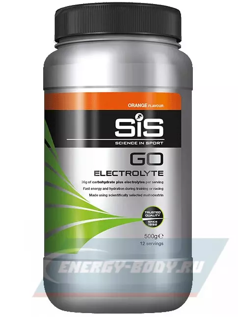  SCIENCE IN SPORT (SiS) GO Electrolyte Powder 500 г, Апельсин