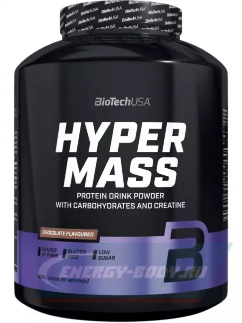 Гейнер BioTechUSA Hyper Mass 4000 г, Шоколад