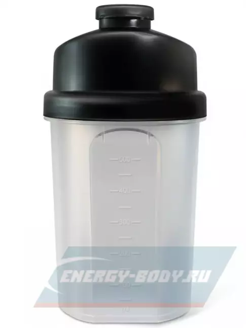  Be First Шейкер БЕЗ ЛОГОТИПА 500 мл черная крышка (TS 1255-BLACK-NL) 500 мл, Черный