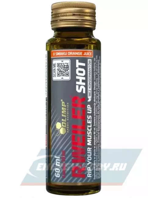 Предтерник OLIMP R-Weiler Shot 9 x 60 мл, Апельсиновый сок Предтерник OLIMP R-Weiler Shot 9 x 60 мл, Апельсиновый сок