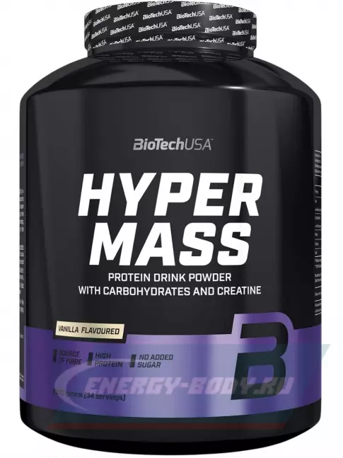 Гейнер BioTechUSA Hyper Mass 2270 г, Ваниль