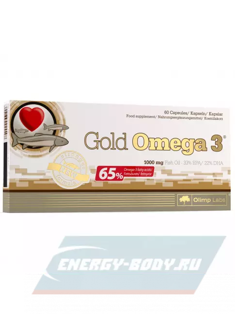 Omega 3 OLIMP Gold Omega 3 65% 60 капсул