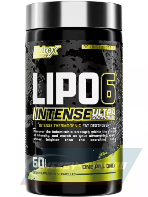  Nutrex Lipo 6 Black Intense Ultra Concentrate US 60 капсул