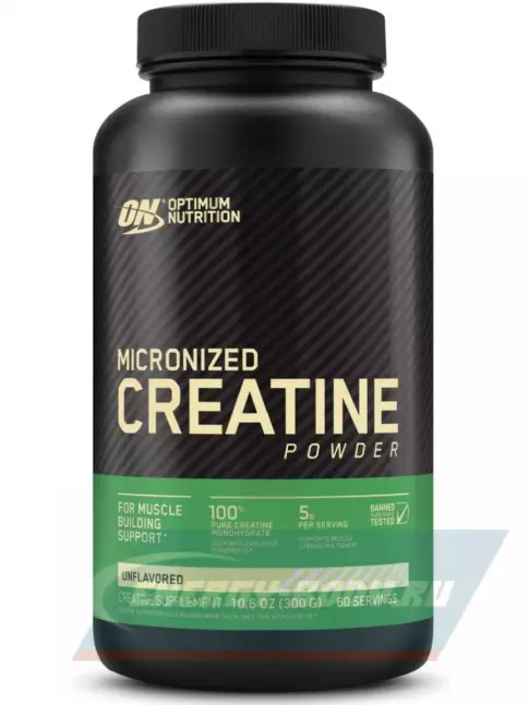 Optimum Nutrition CREATINE POWDER Micronized 300 г, Натуральный Optimum Nutrition CREATINE POWDER Micronized 300 г, Натуральный