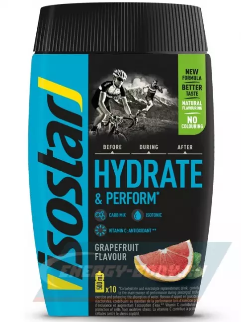  ISOSTAR Hydrate and Perform Powder 400 г, Грейпфрут