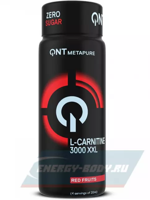 L-Карнитин QNT L-CARNITINE 3000 XXL 12 x 80 мл, Красные фрукты