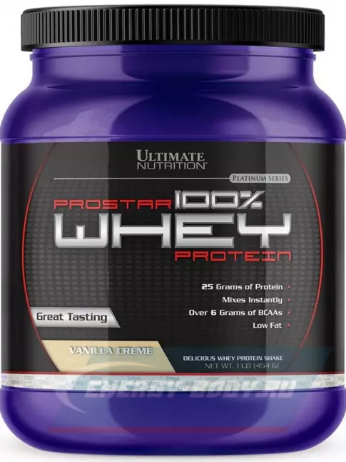  Ultimate Nutrition Prostar Whey 454 г, Ванильный крем