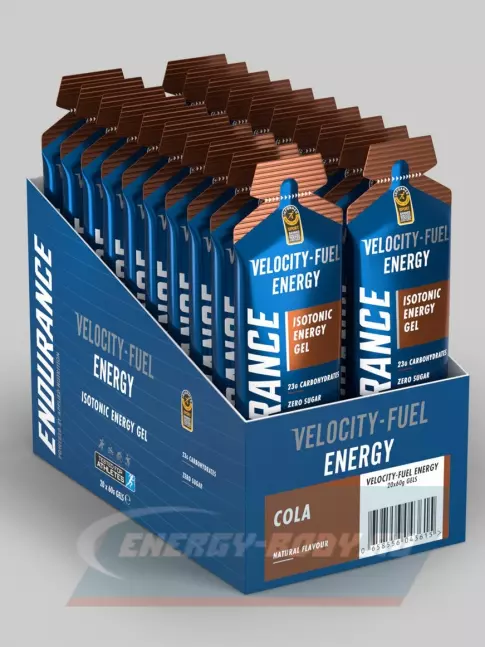 Энергетический гель APPLIED NUTRITION Endurance Velocity Fuel SPRINT Isotonic Energy Gel + Caffeine 20 саше, Кока-Кола
