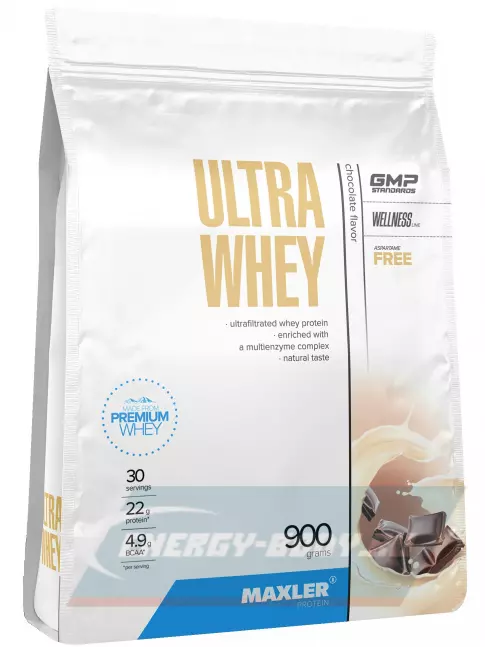  MAXLER Ultra Whey 900 г, Шоколад