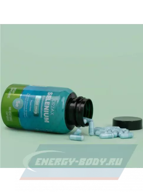 Минералы Orzax Selenium 200 mcg 180 веган капсул