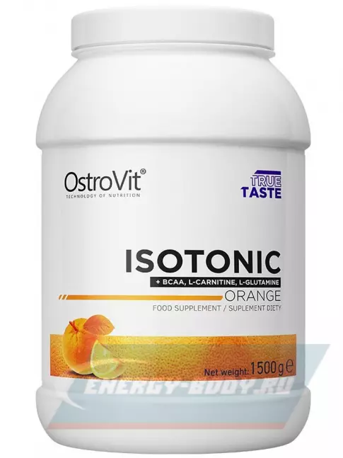  OstroVit Isotonic (+BCAA, L-Carnitine, L-Glutamine) 1500 г, Апельсин