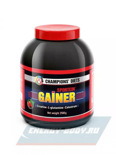 Гейнер Академия-Т Sportein Gainer 2500 г, Клубника Гейнер Академия-Т Sportein Gainer 2500 г, Клубника