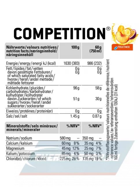  SPONSER COMPETITION 1000 г, Фруктовый микс
