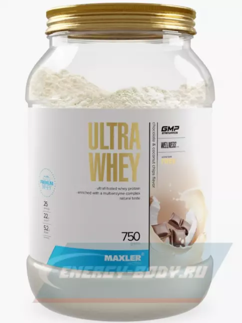 MAXLER Ultra Whey 750 г, Шоколад с кокосовой стружкой