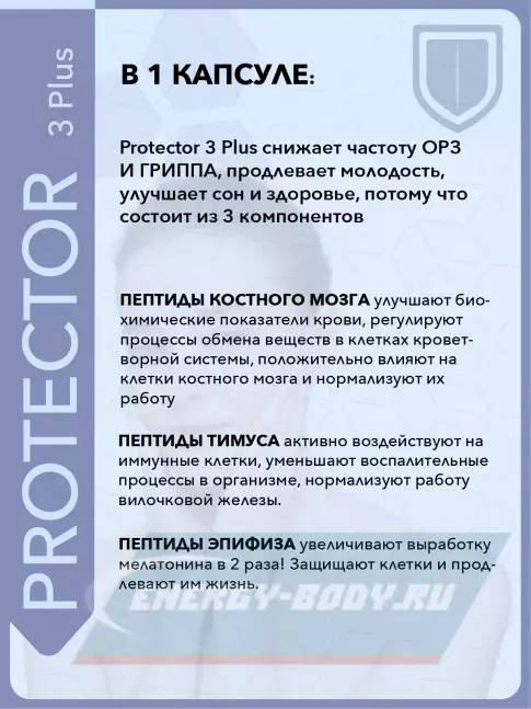  Vitual Laboratories Protector 3 Plus 60 капсул