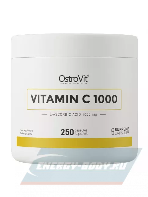  OstroVit Vitamin C 1000 mg caps 250 капсул