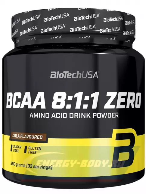 ВСАА BioTechUSA BCAA 8:1:1 Zero 250 г, Кола