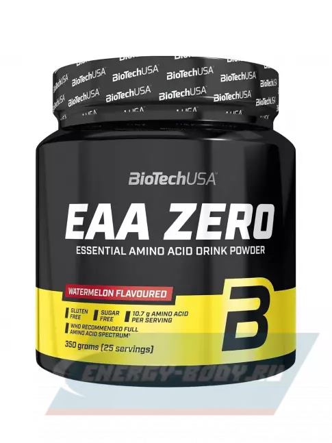 Аминокислотны BiotechUSA EAA Zero 350 г, Арбуз Аминокислотны BiotechUSA EAA Zero 350 г, Арбуз