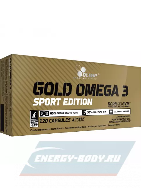 Omega 3 OLIMP GOLD-OMEGA 3 SPORT EDITION 120 капсул