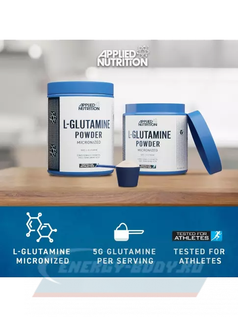 Глютамин APPLIED NUTRITION L-Glutamine Powder 250 г, Без вкуса