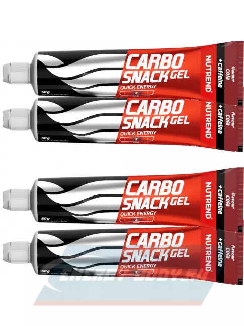 Энергетический гель NUTREND Carbosnack 60mg caffeine туба 4 шт x 50 г, Кола