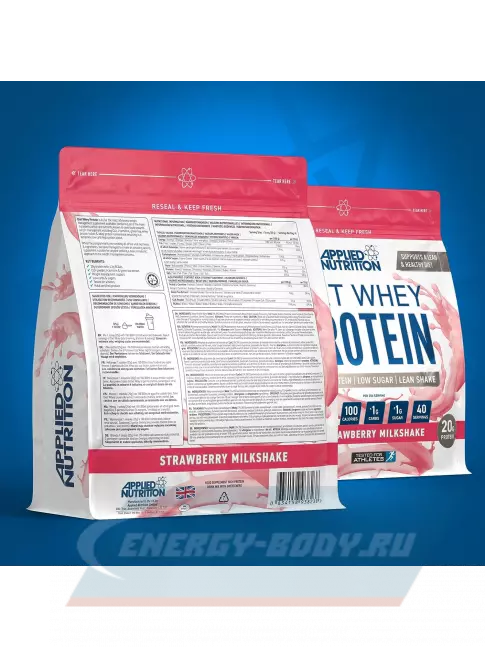  APPLIED NUTRITION Diet Whey 1000 г, Клубничный молочный коктейль