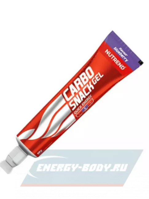 Энергетический гель NUTREND Carbosnack туба 4 шт x 50 г, Черника