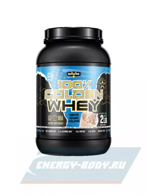  MAXLER 100% Golden Whey 907 г, Мороженое с Пеканским орехом