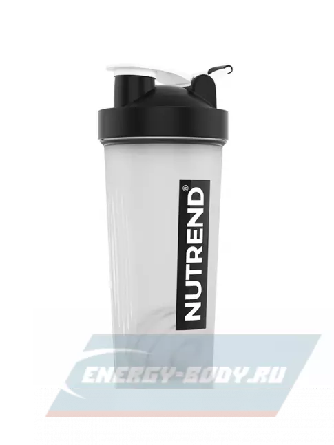  NUTREND Шейкер Nutrend прозрачный с черной крышкой Прозрачный