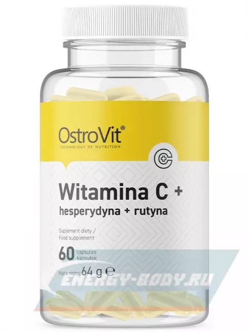  OstroVit Vitamin C + Hesperidin + Rutin 60 капсул