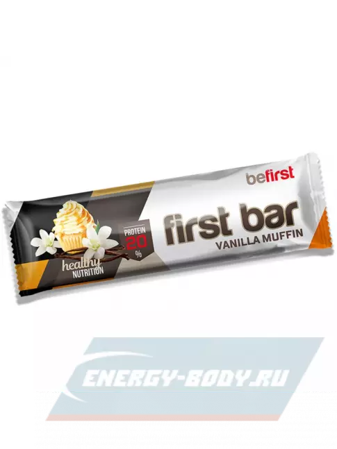 Батончик протеиновый Be First First bar углеводно-протеиновый батончик 3 x 40 г, Ваниль