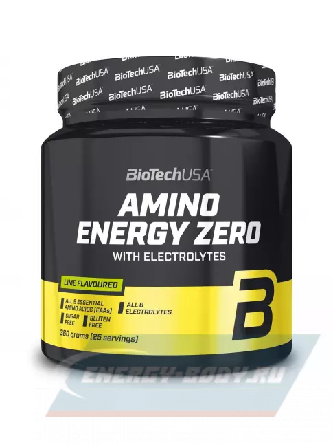Аминокислотны BiotechUSA Amino Energy Zero 360 г, Лайм Аминокислотны BiotechUSA Amino Energy Zero 360 г, Лайм
