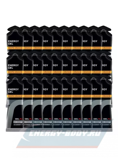 Энергетический гель GEL4U Energy GEL 30 x 60 г, Апельсин