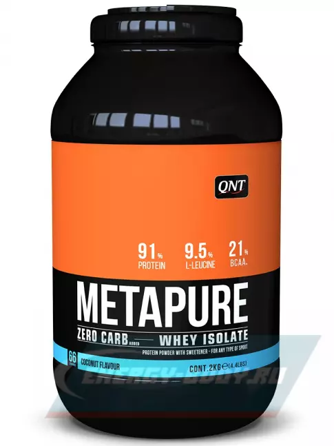  QNT METAPURE ZERO CARB 2000 г, Кокос