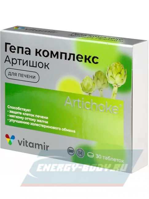  ВИТАМИР Гепа комплекс Артишок 30 таблеток