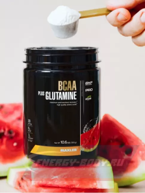 ВСАА MAXLER BCAA + Glutamine 300 г, Арбуз